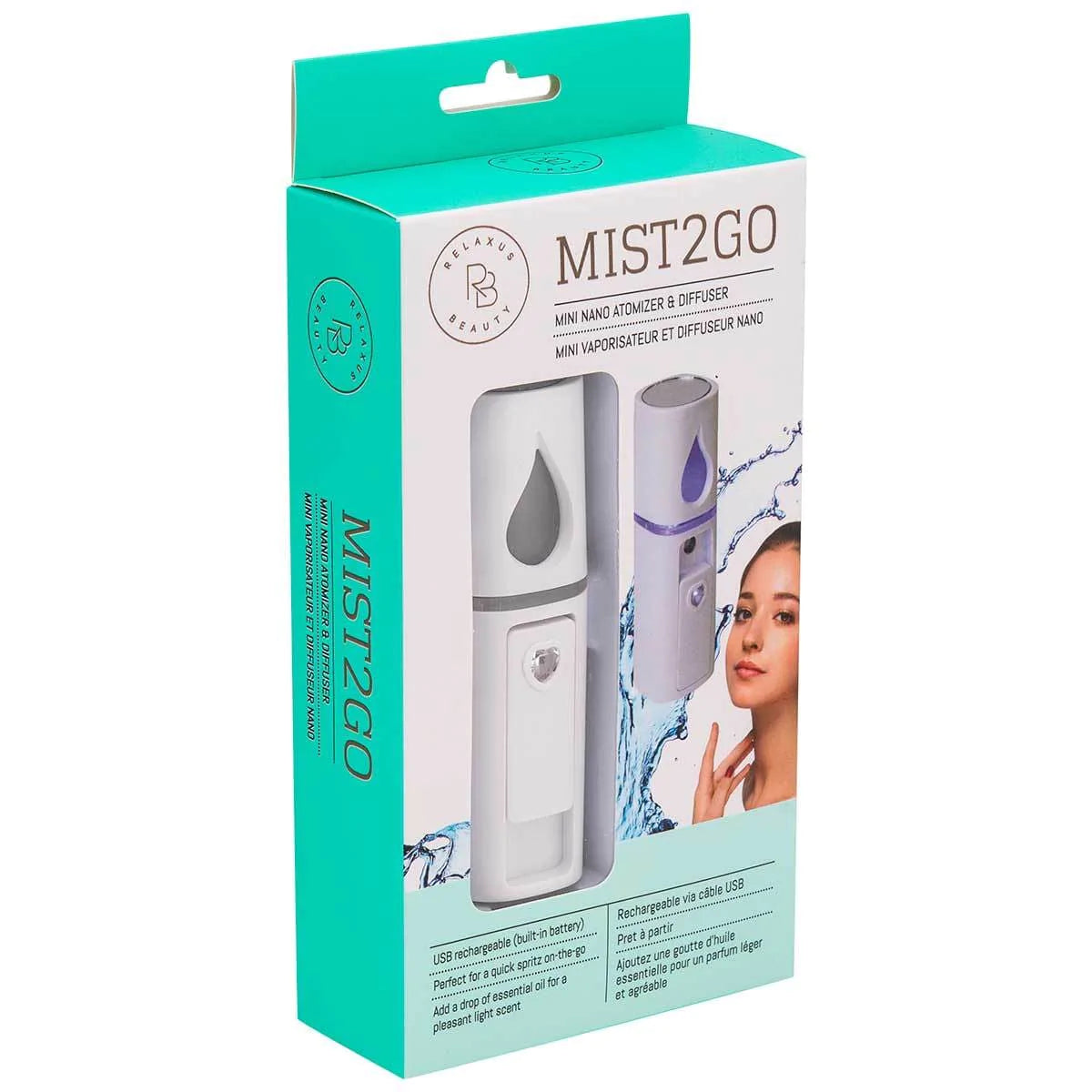 2 Go Mini Atomizer & Diffuser - Escents Aromatherapy