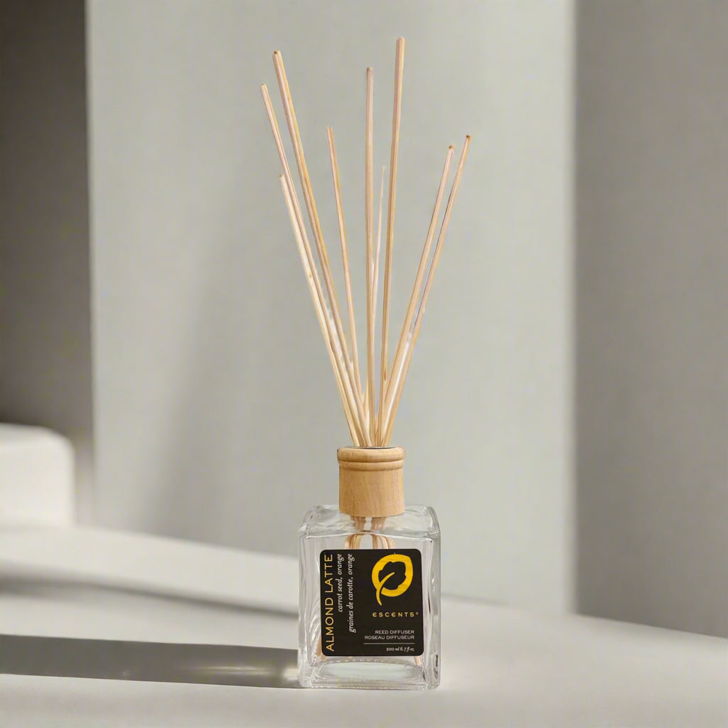Reed Diffuser - Almond Latte - Escents Aromatherapy