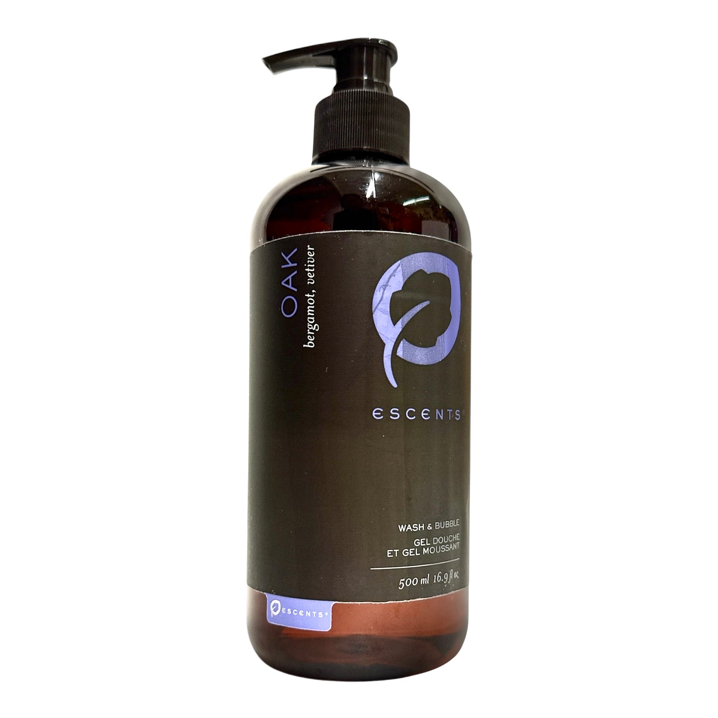 Wash & Bubble Oak 500ml - Escents Aromatherapy