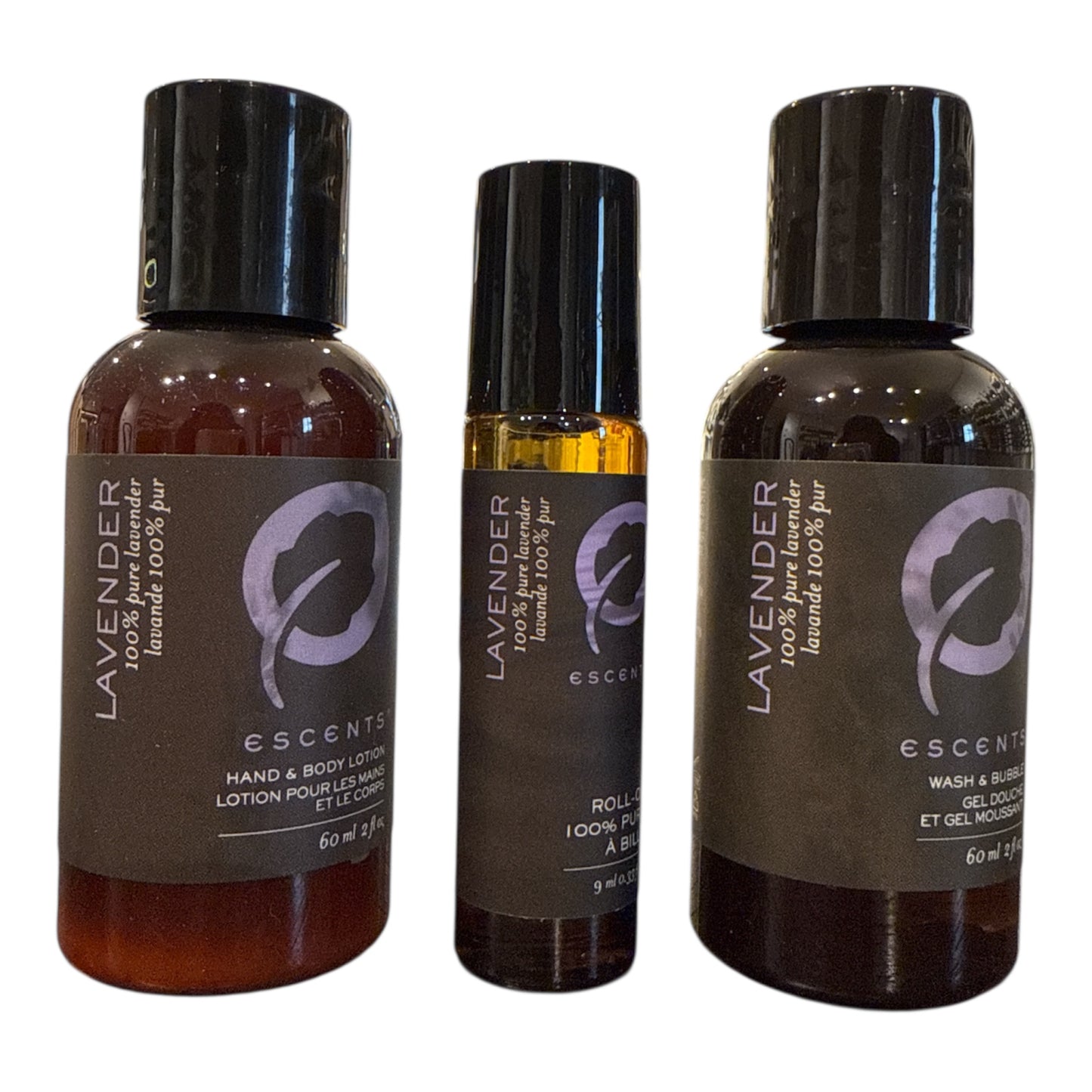 Wash & Bubble, Lotion and Roll On Mini Bundle - Escents Aromatherapy