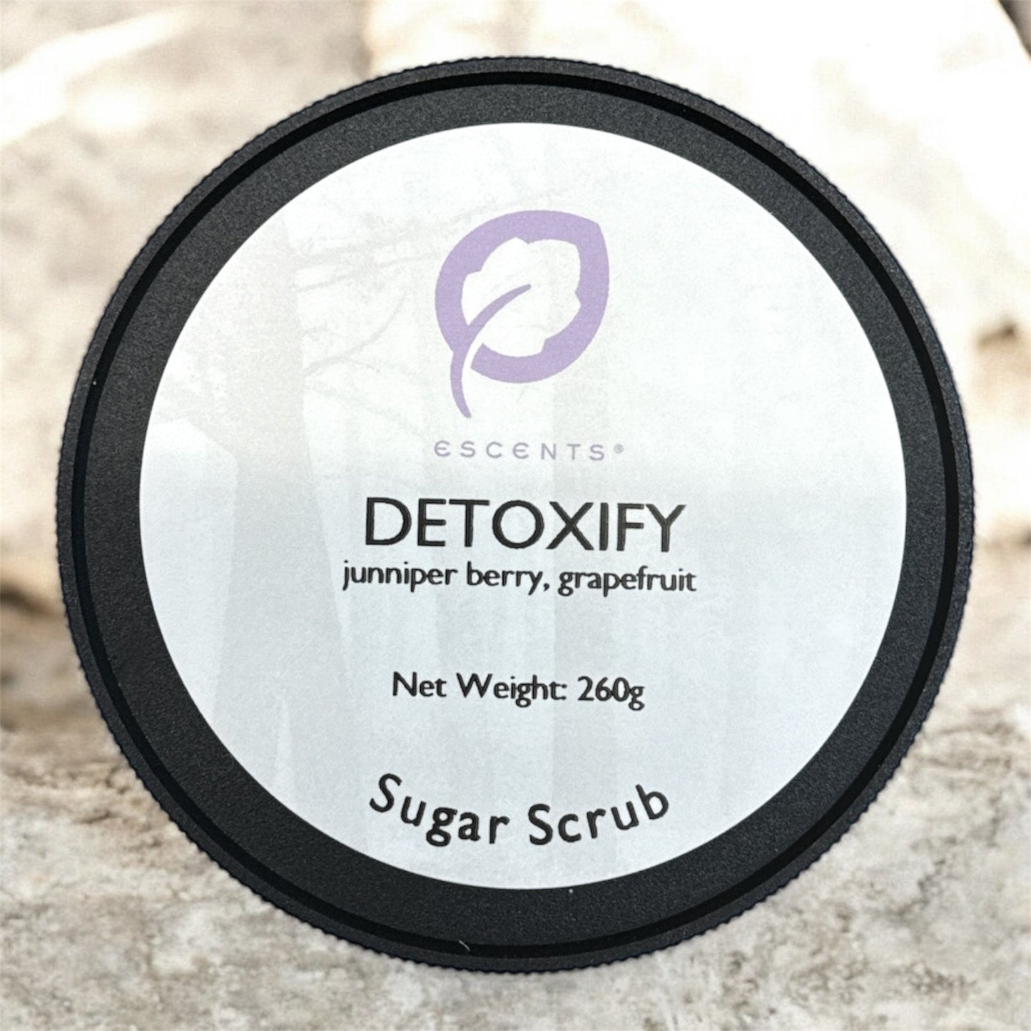 Sugar Scrub Detoxify 260g - Escents Aromatherapy
