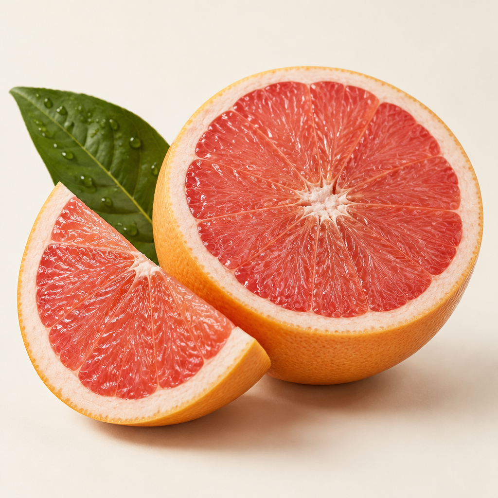 Grapefruit top note in Ginger Twist Body Butter | Escents Aromatherapy