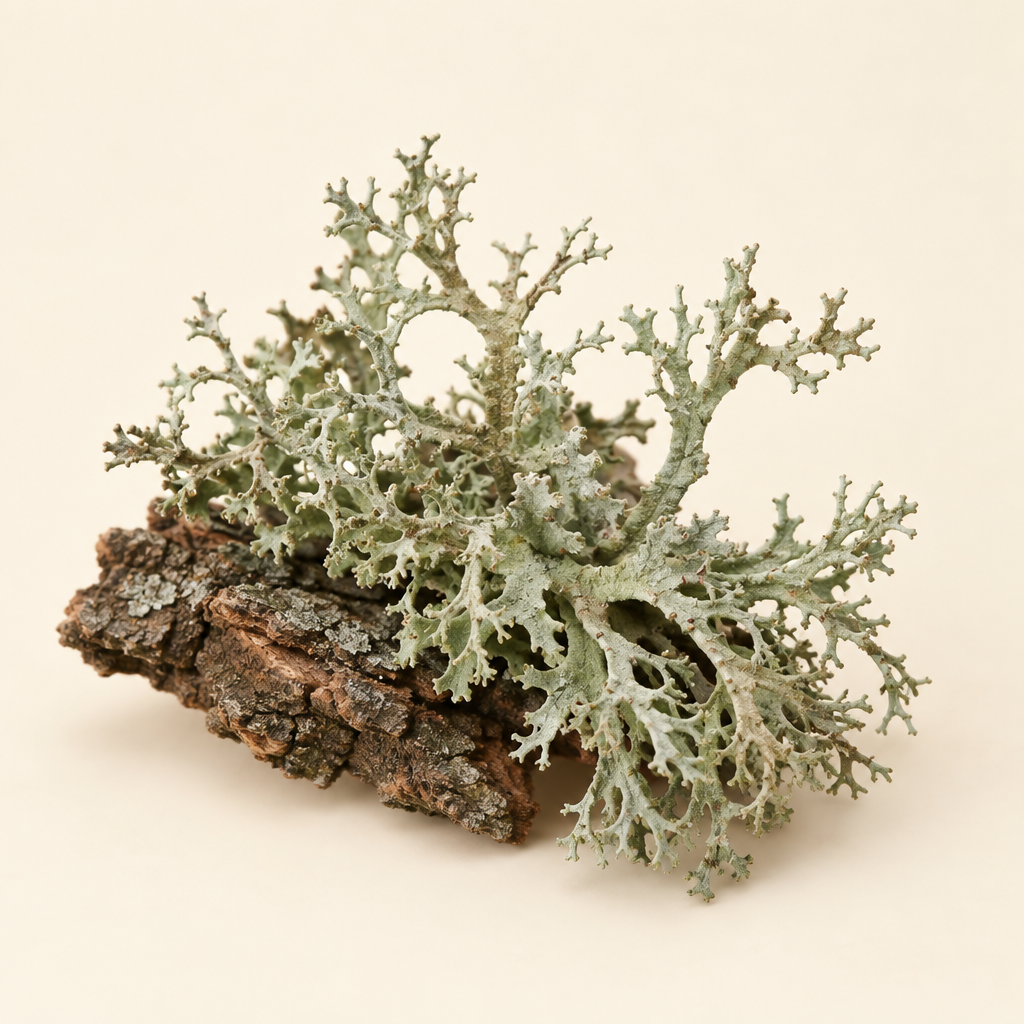 Hand & Body Lotion Breeze — Oakmoss top-note botanical illustration | Escents Aromatherapy
