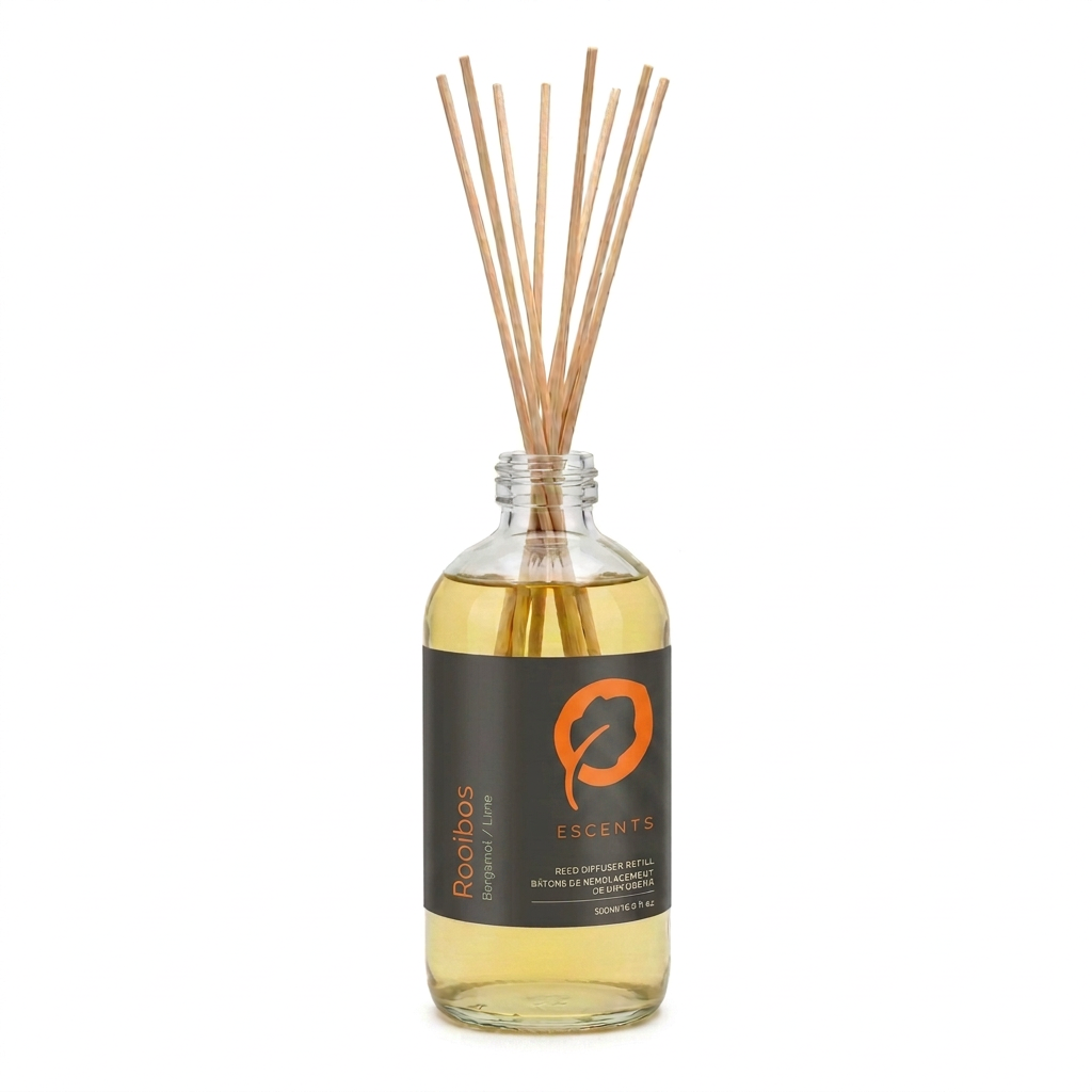 Reed Diffuser Rooibos 500 ml Refill — Bergamot & Lime | Escents Aromatherapy