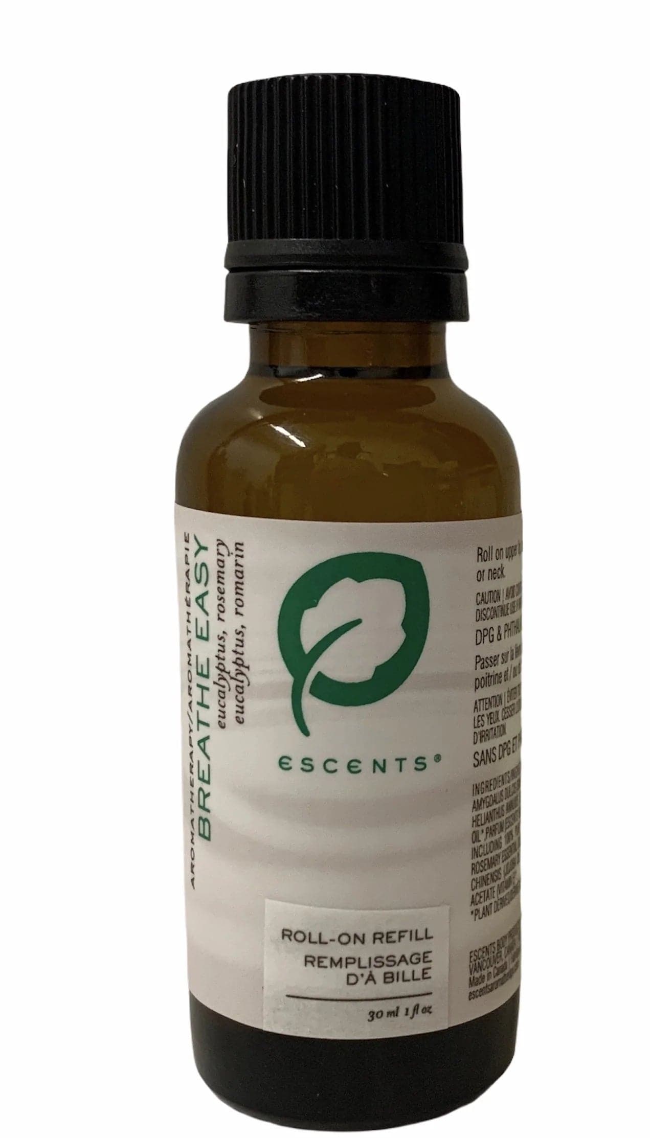 Roll-On Breathe Easy - Premium Natural Wellness, Roll On from Escents Aromatherapy - !