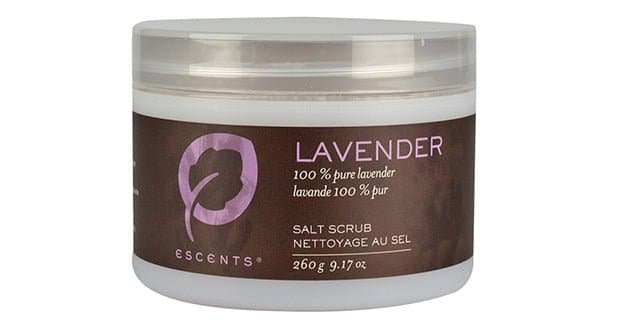Salt Scrub Lavender 260 g - Premium Bath & Body, Bath & Shower from Escents Aromatherapy - !