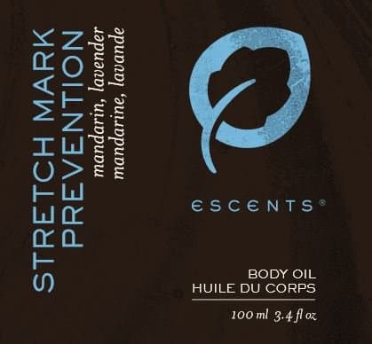 Stretch Mark Prevention Oil 100ml - Premium Natural Wellness from Escents Aromatherapy Canada - !