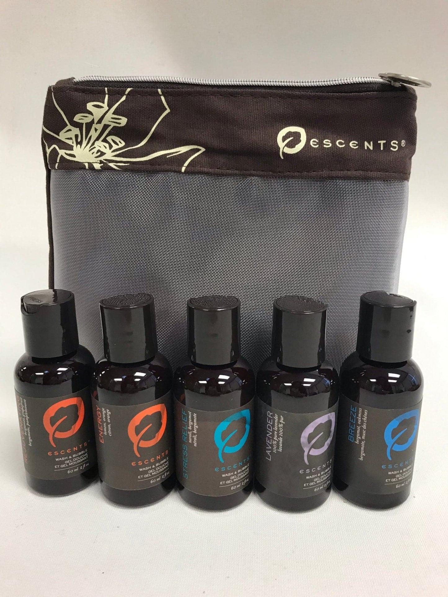 Wash & Bubble Trial Set 60 ml - Premium Kit from Escents Aromatherapy Canada Canada - !
