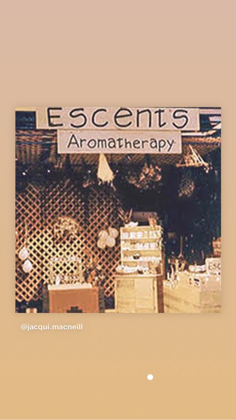 The original Escents Aromatherapy store in West Vancouver, 1991