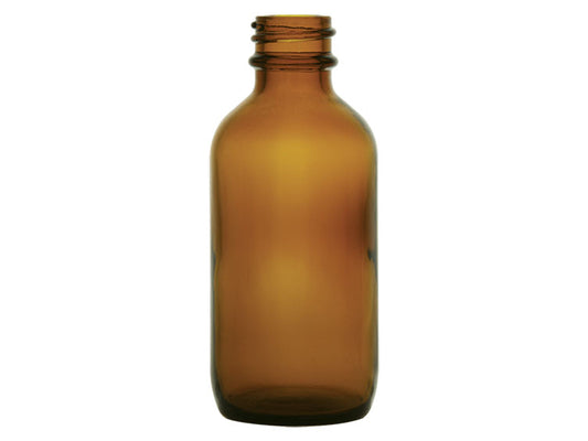 Bottle Amber Glass 100ML with Cap - Escents Aromatherapy