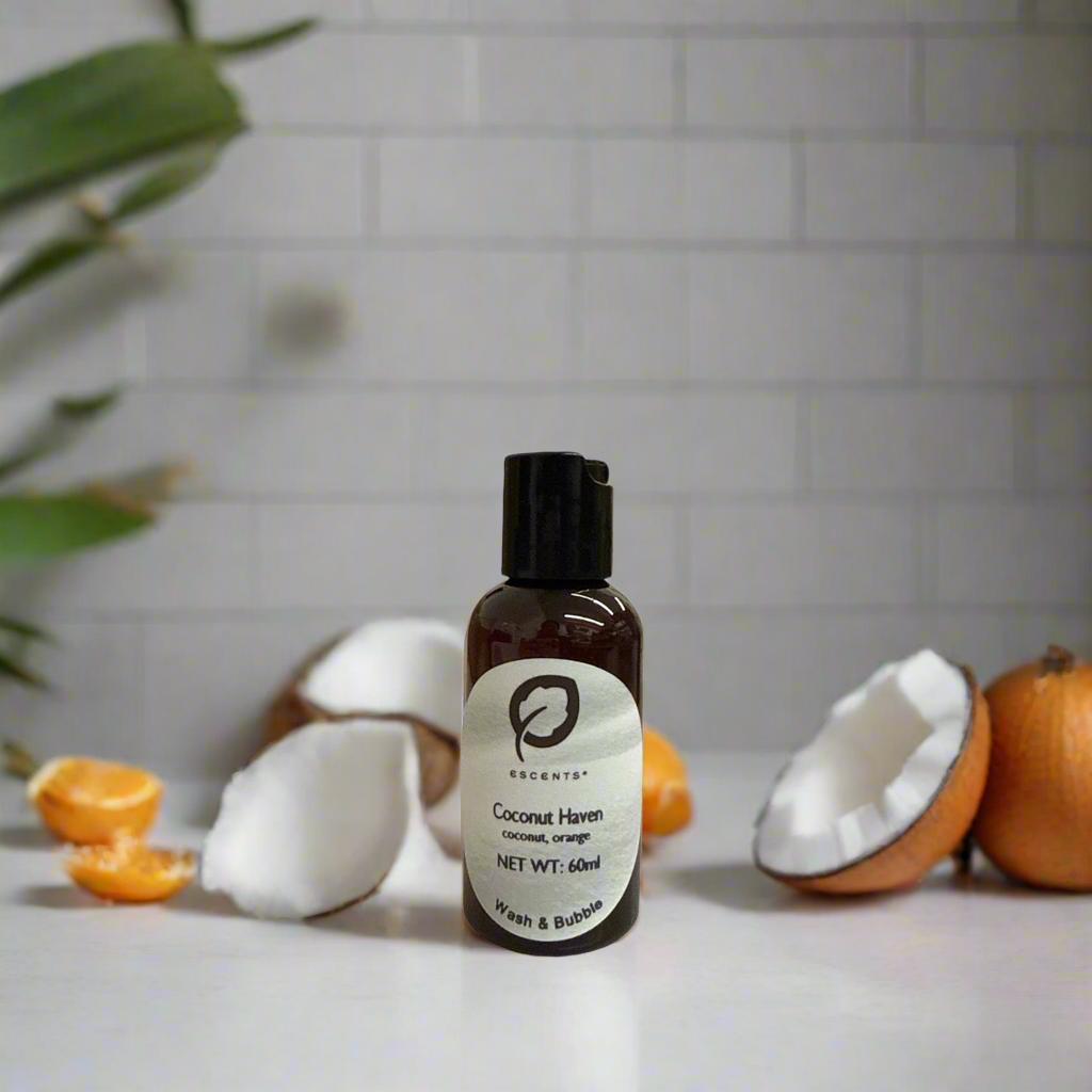 Available in All Fragrances 60ml Wash & Bubble! - Escents Aromatherapy