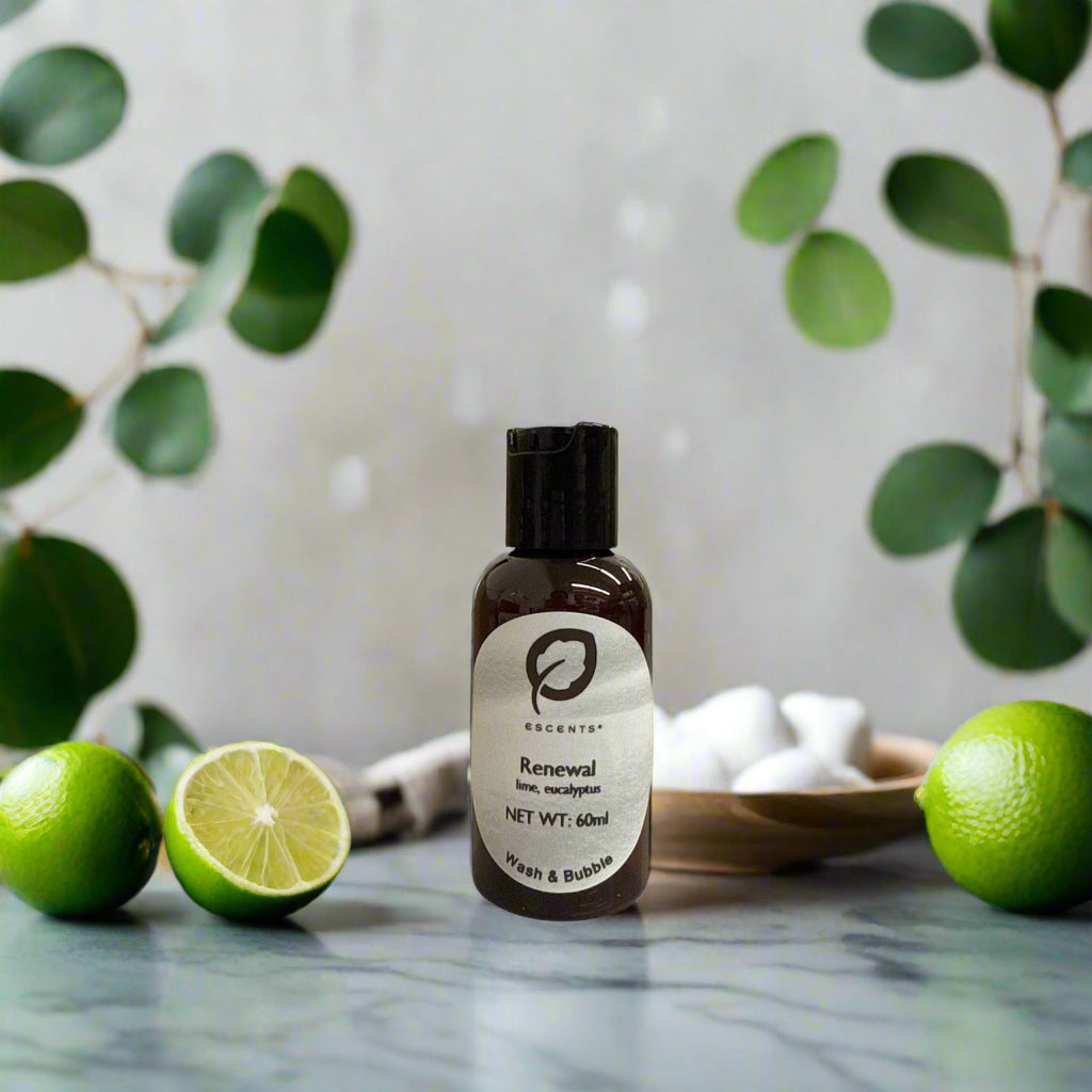 Available in All Fragrances 60ml Wash & Bubble! - Escents Aromatherapy