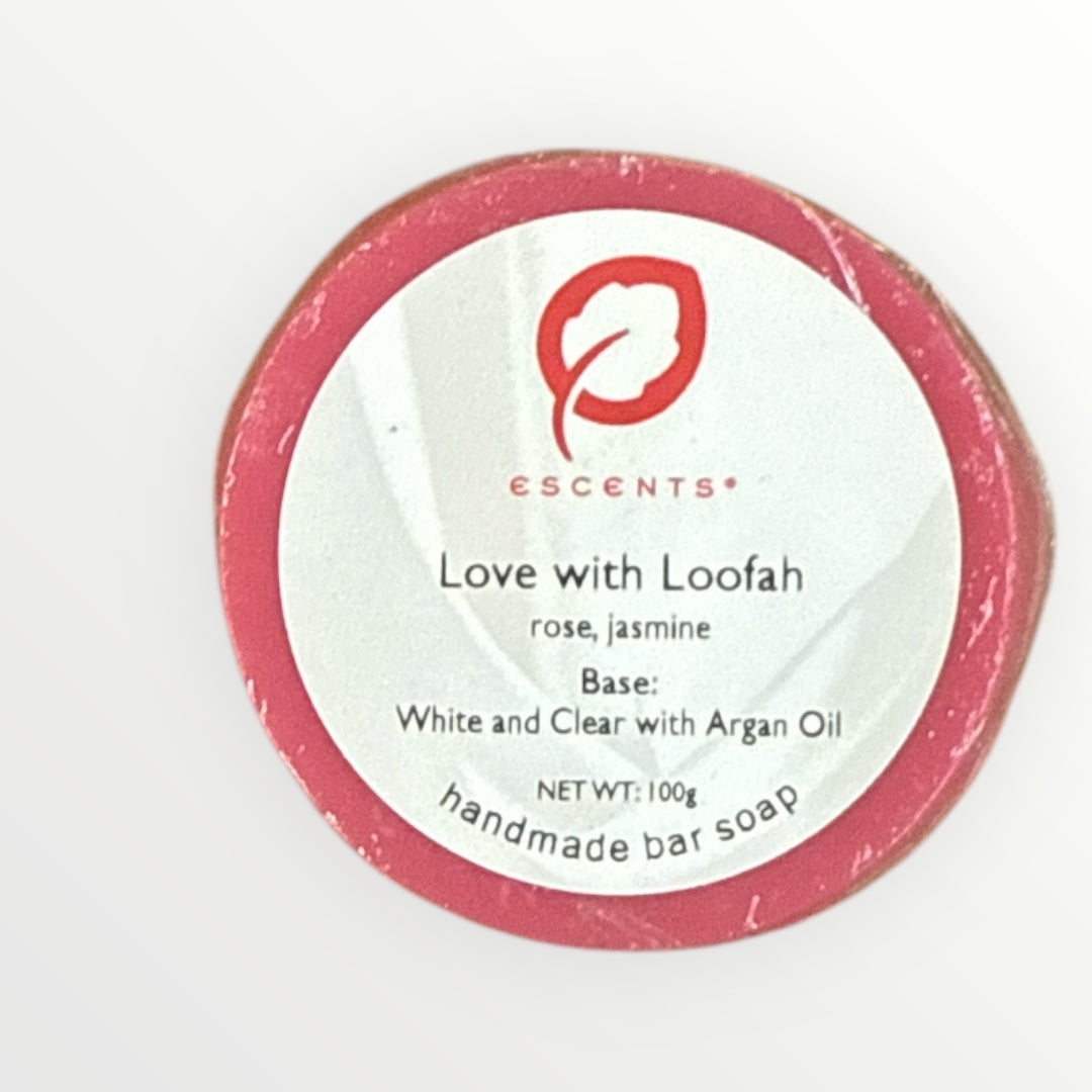 Soap with Loofah - Escents Aromatherapy