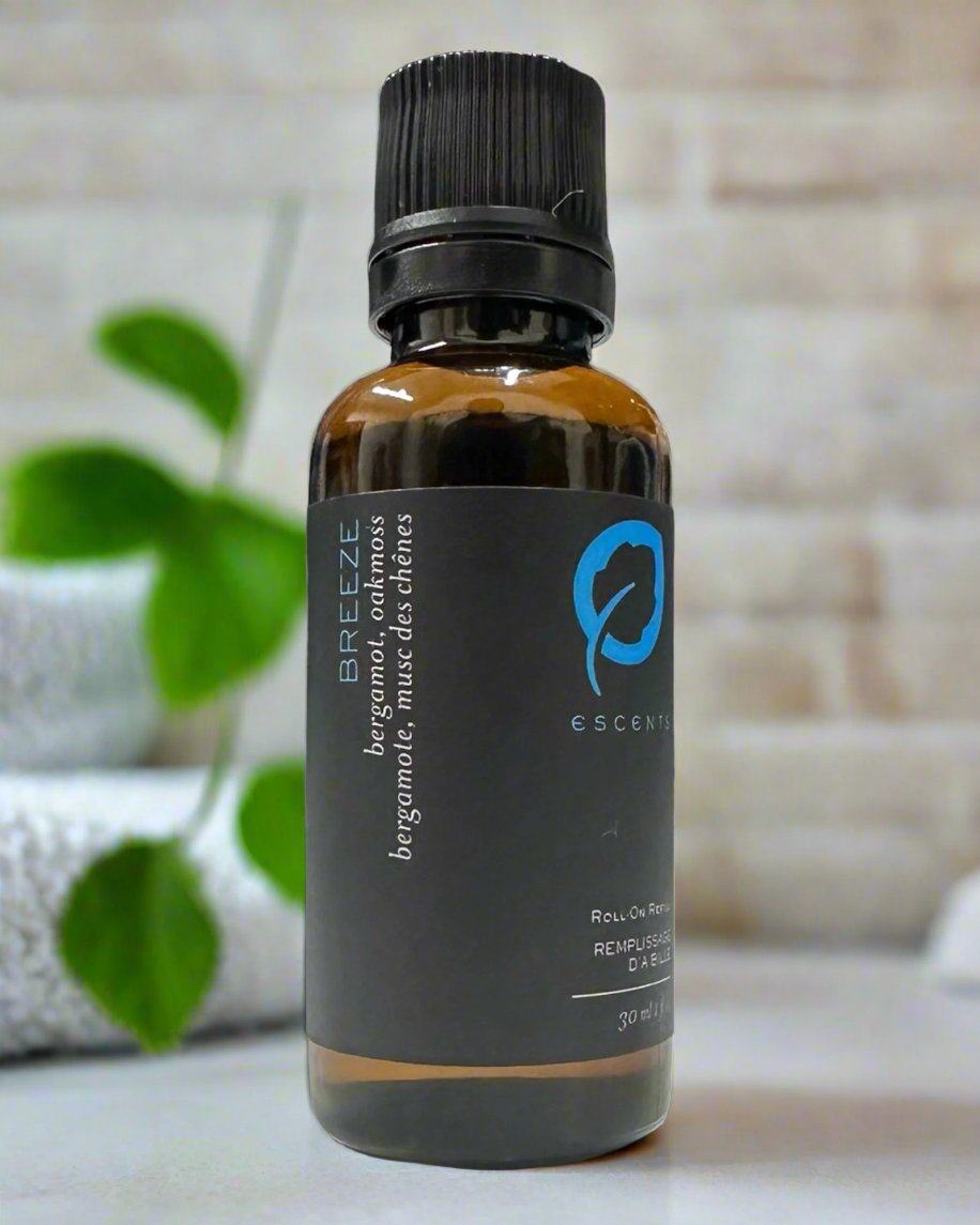 Roll-On Breeze Refill 30ml - Escents Aromatherapy