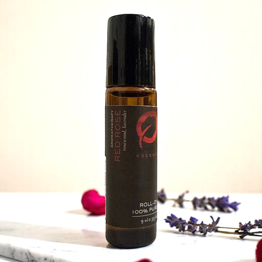 Roll-On Red Rose 9ml - Escents Aromatherapy