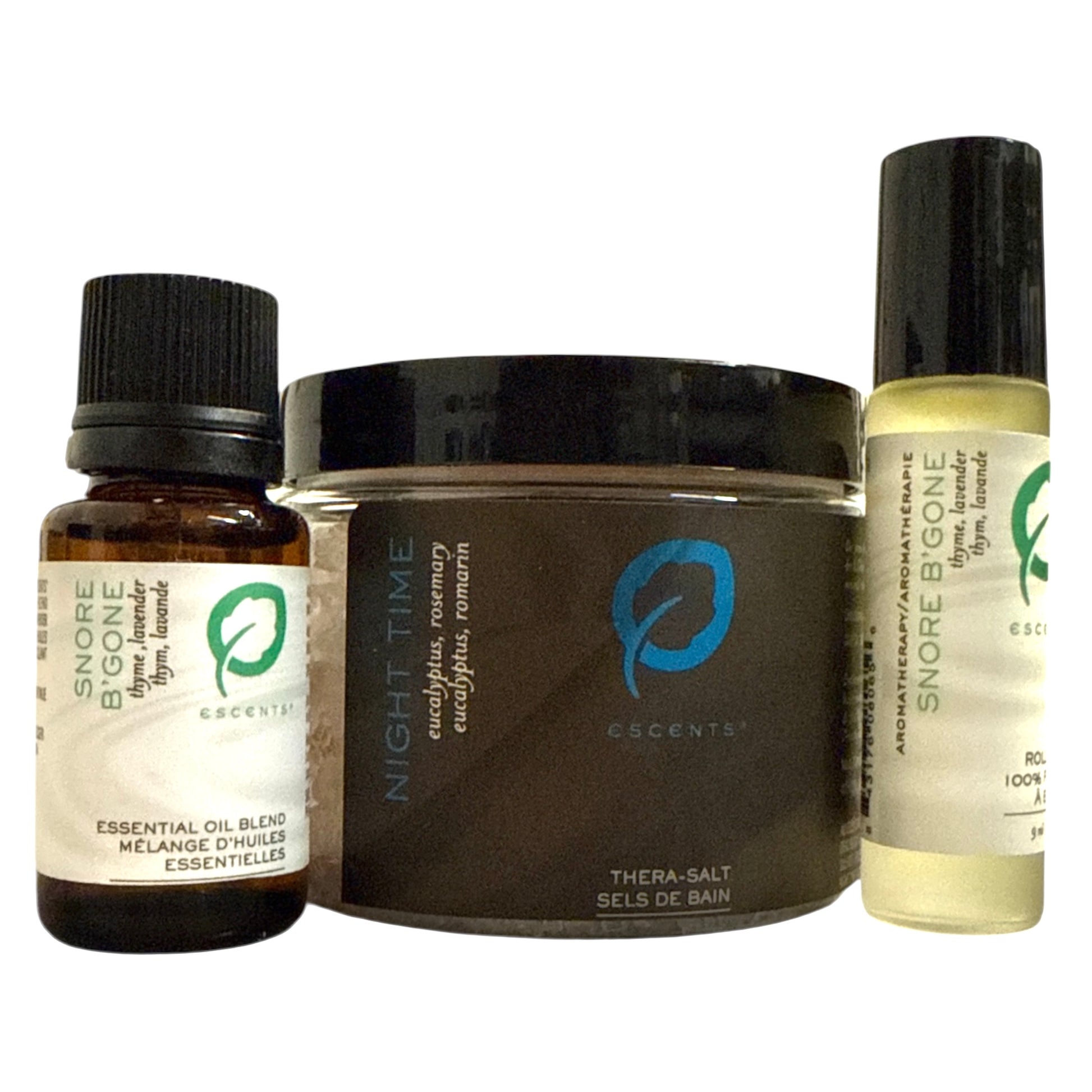 Night Time & Snore B'gone Bundle - Escents Aromatherapy
