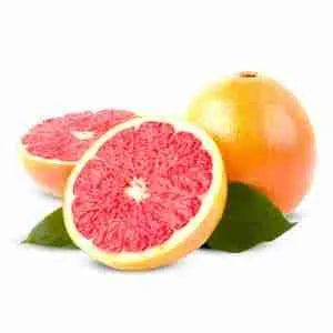 Grapefruit — Whole and cut pink grapefruit | Escents Aromatherapy