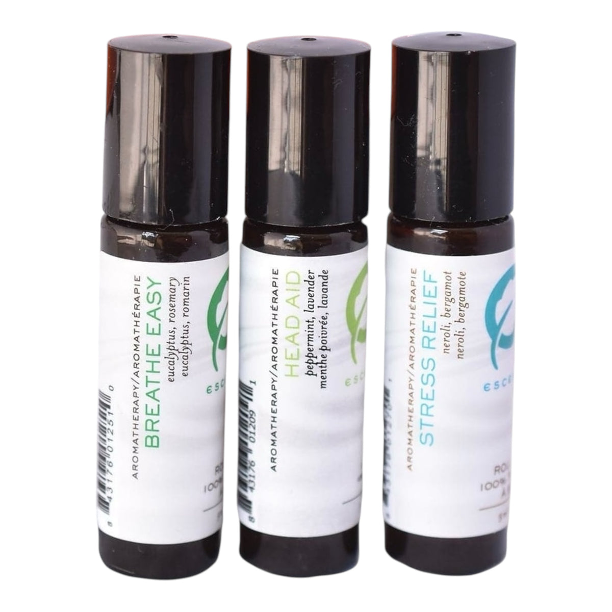 Natural Wellness Roll-On Trio - Escents Aromatherapy
