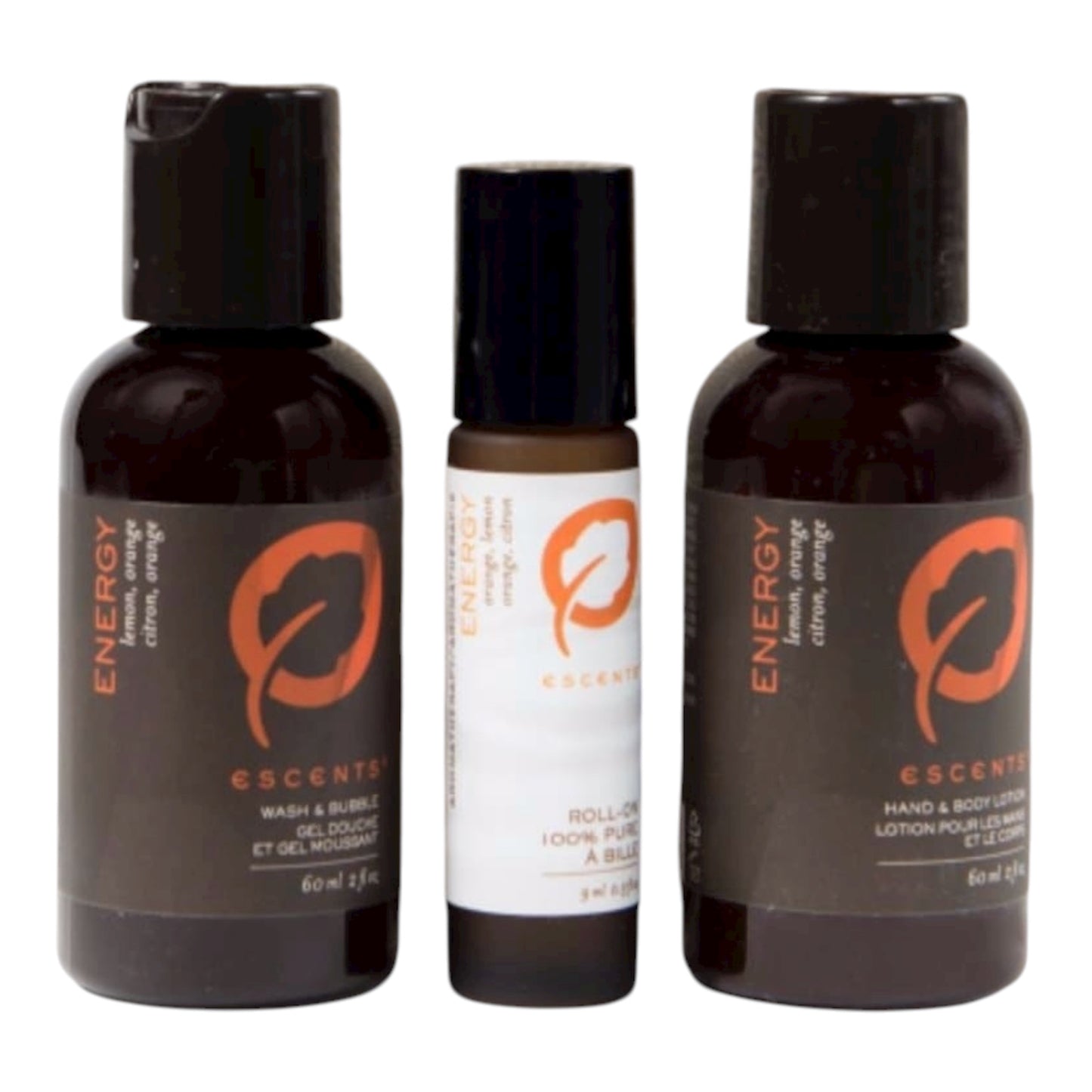 Wash, Lotion & Wellness Roll-On Mini Bundle - Escents Aromatherapy