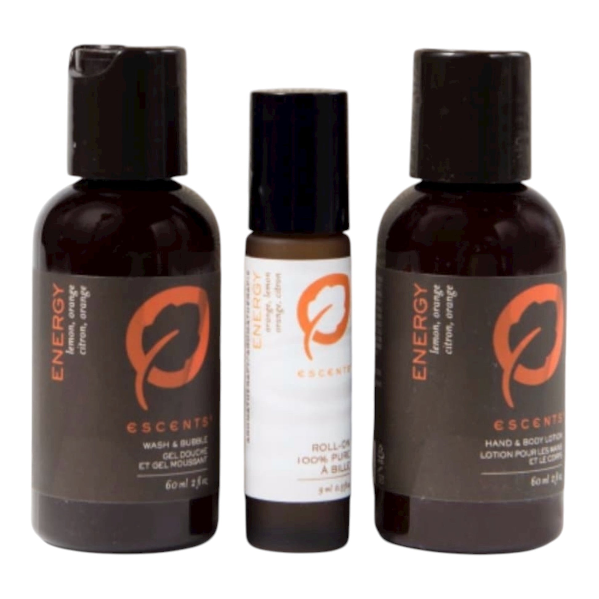 Wash, Lotion & Wellness Roll-On Mini Bundle - Escents Aromatherapy