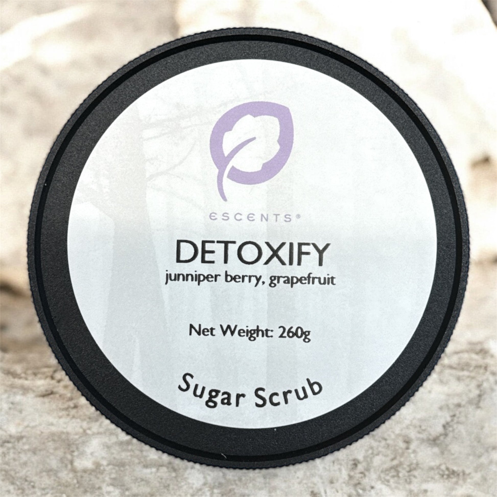 Sugar Scrub Detoxify 260g - Escents Aromatherapy