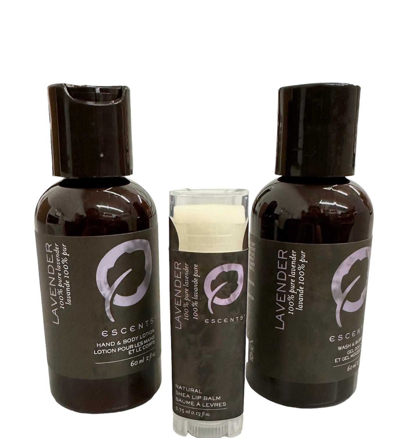Lavender 3pk lip balm & bath bundle - Escents Aromatherapy