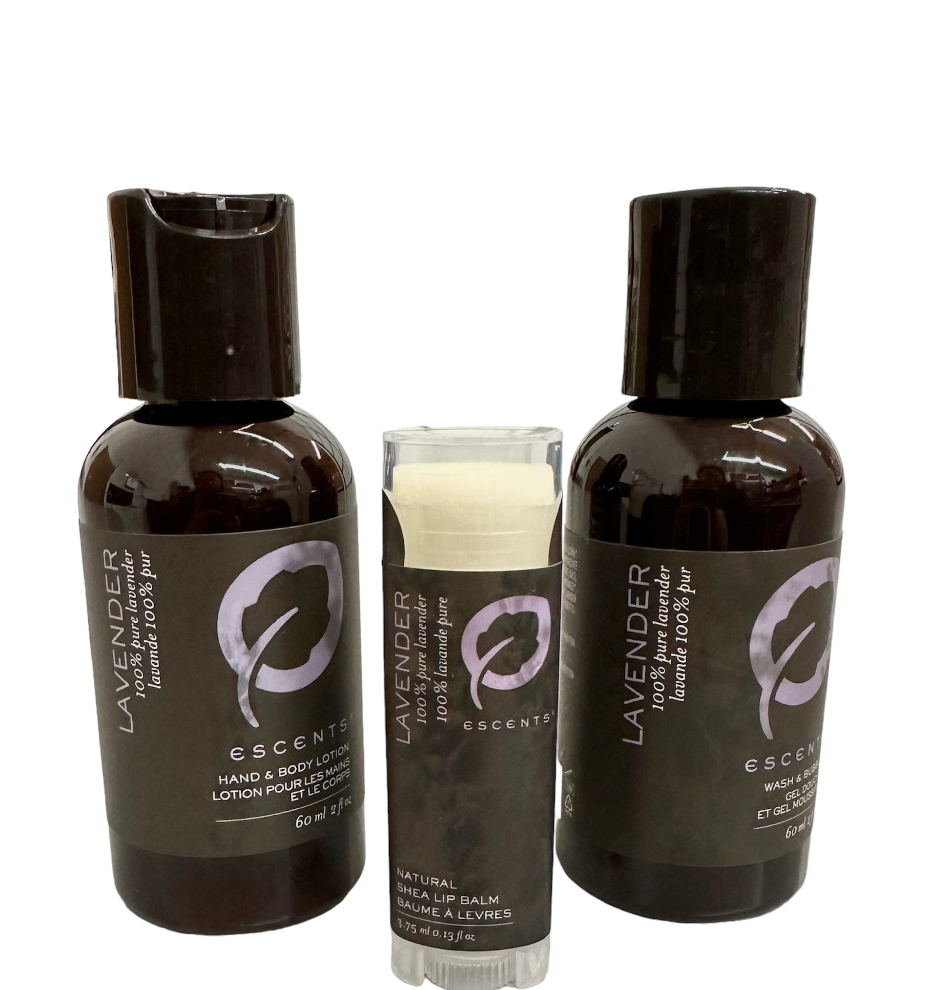 Lavender 3pk lip balm & bath bundle - Escents Aromatherapy