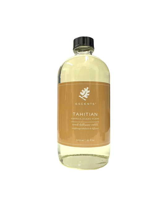 Reed Diffuser Refill - Tahitian Vanilla (Vintage Label) - Escents Aromatherapy