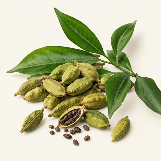 Cardamom pods — Brussels Spray Lotion top note | Escents Aromatherapy