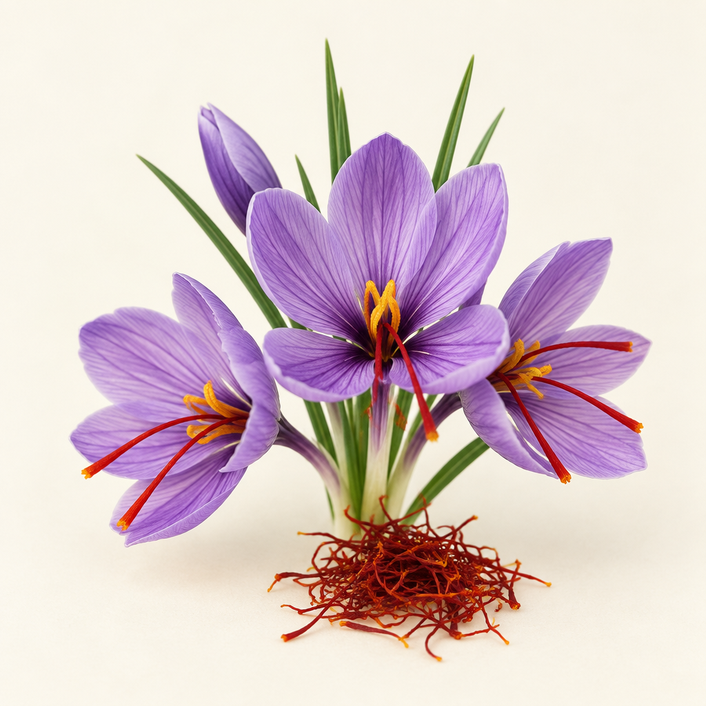 Saffron crocus and red threads — Leather Musk top note | Escents Aromatherapy