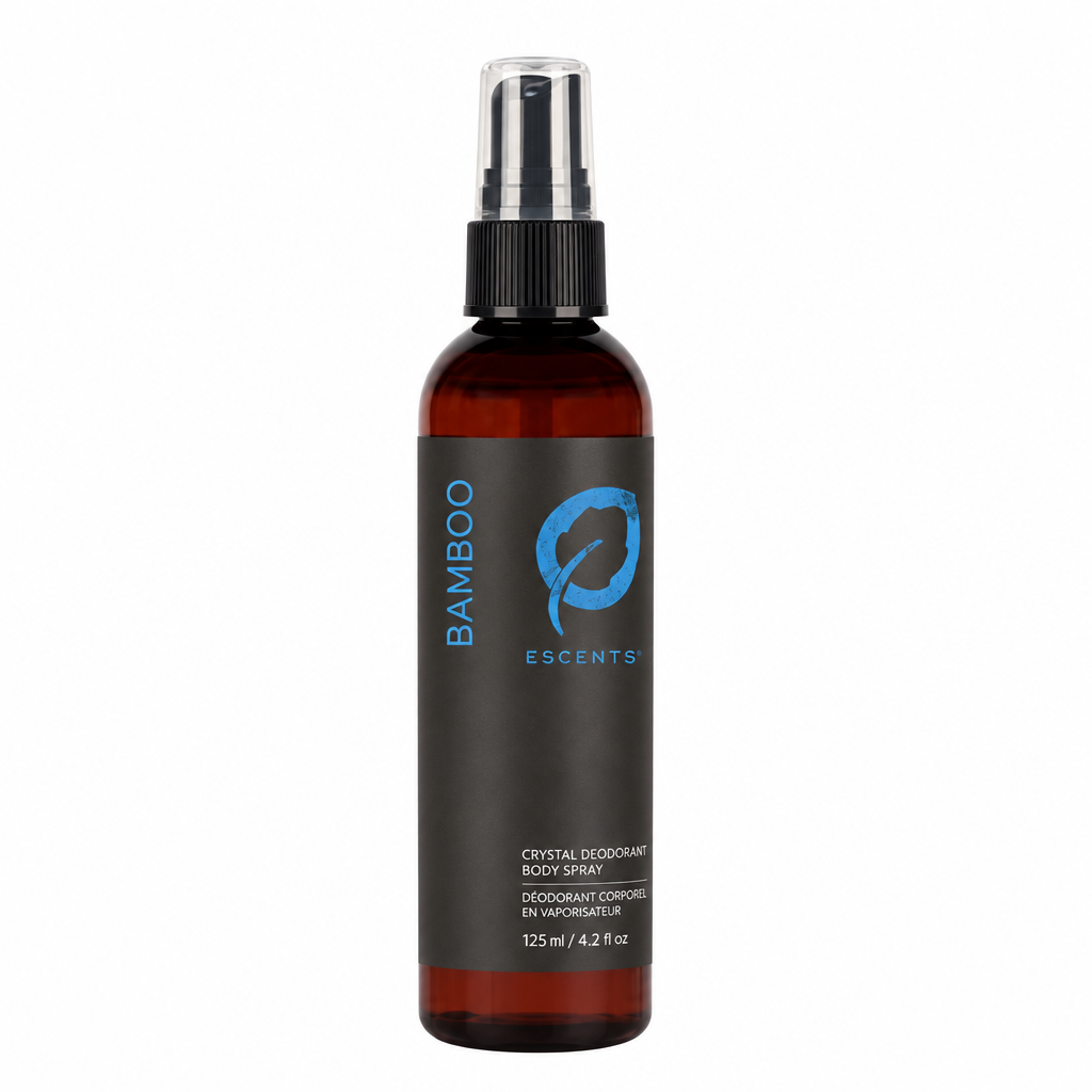 Deodorant Spray - Bamboo — blue Unwind logo | Escents Aromatherapy