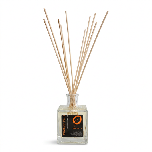 Reed Diffuser Orange Rain 200ml — Grapefruit & Cypress | Escents Aromatherapy