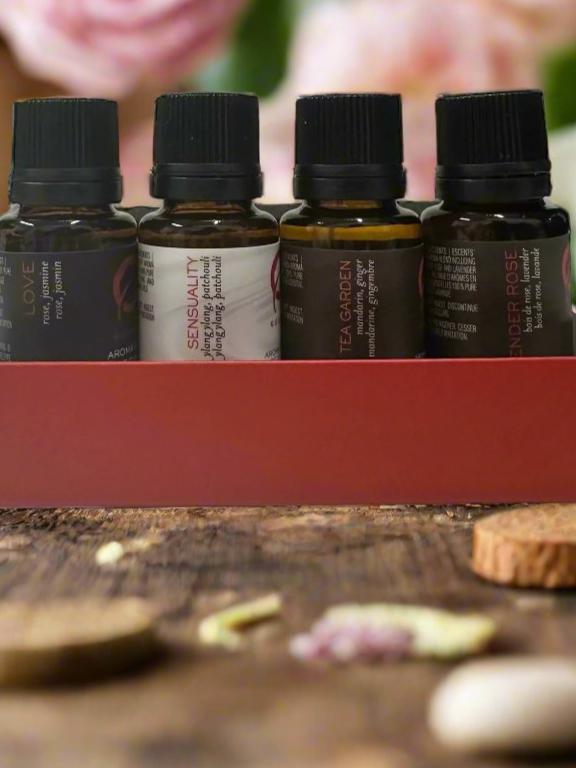 4 pc Passionate Aroma Blend Bundle - Escents Aromatherapy