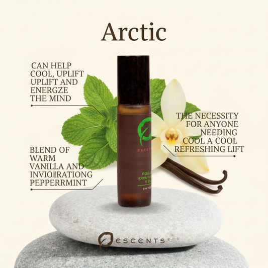 Roll-On Arctic — green, Vanilla & Peppermint