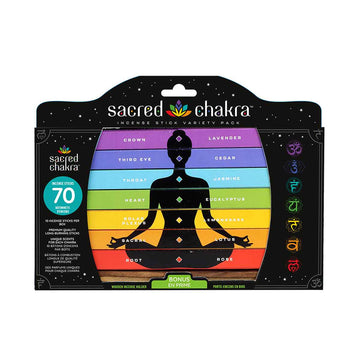Sacred Chakra Incense Sticks & Holder