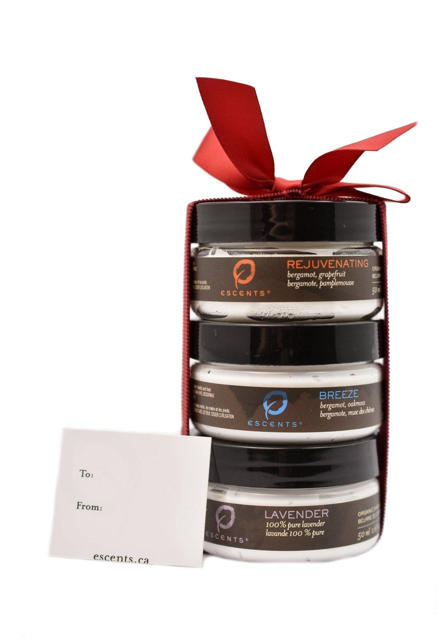 Body Butter Trio Gift Set - Premium BODY BUTTER from Escents Aromatherapy Canada -  !