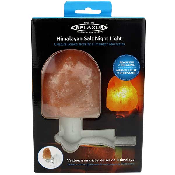 Himalayan Salt Night Light - Premium SALT LAMP from Relaxus -  !