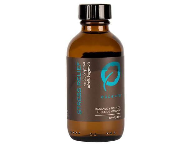 Massage & Bath Oil Stress Relief - Premium Bath & Body, Body Care, Massage from Escents Aromatherapy Canada -  !   