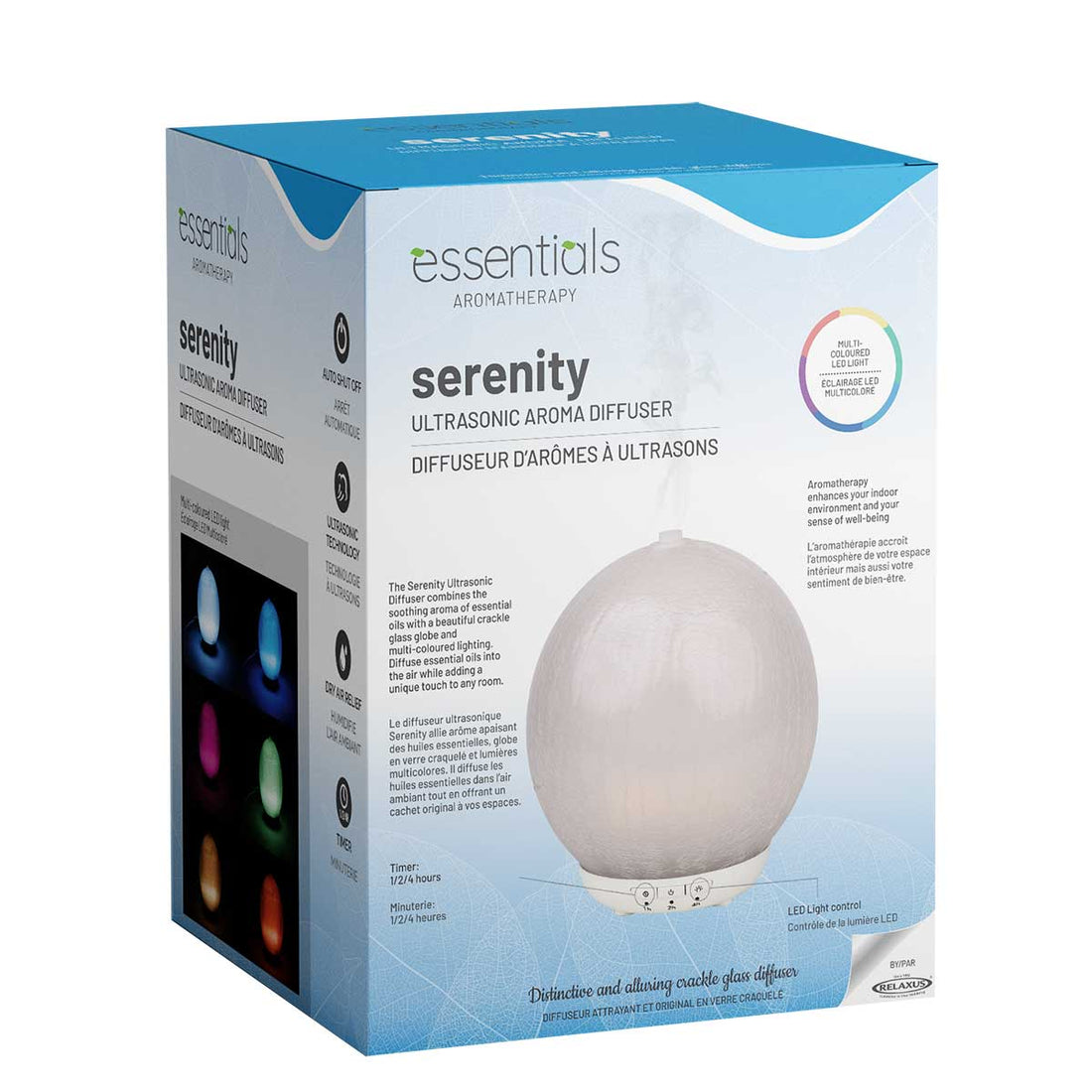 Serenity Ultrasonic Essential Oil Diffuser - Premium DIFFUSER from Relaxus -  !
